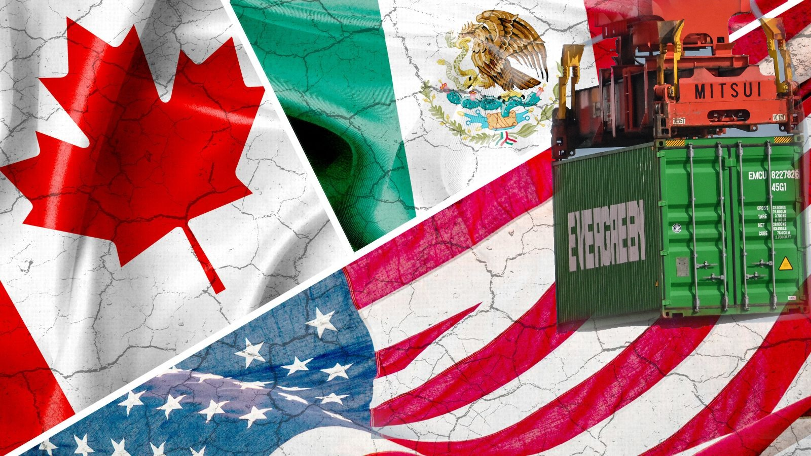 Estados Unidos anuncia aranceles del 25% a México y Canadá a partir del martes