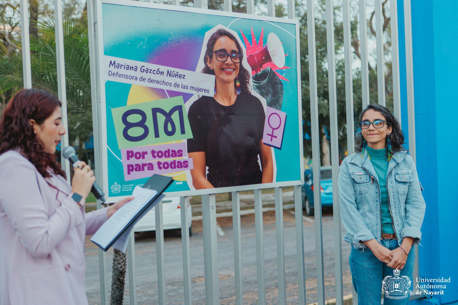 El rostro de la lucha femenina se visibiliza en la UAN